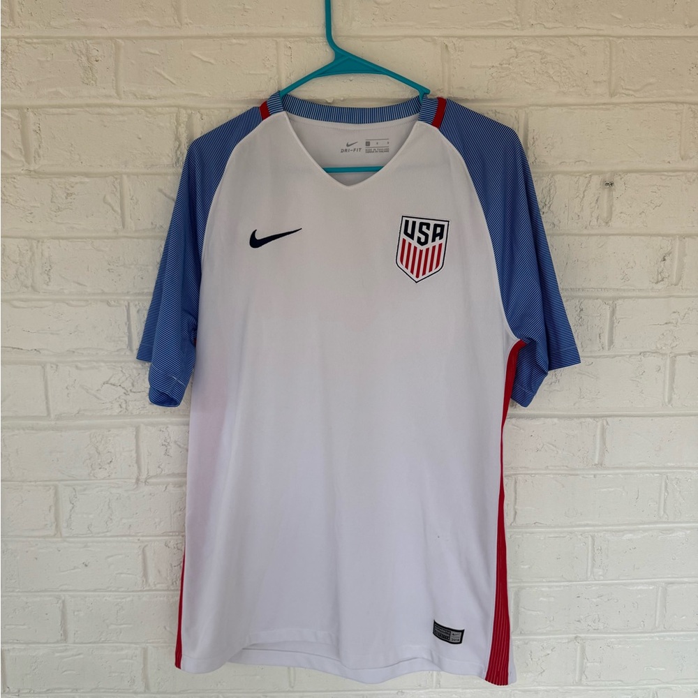 Nike USA Soccer Jersey White and Blue
